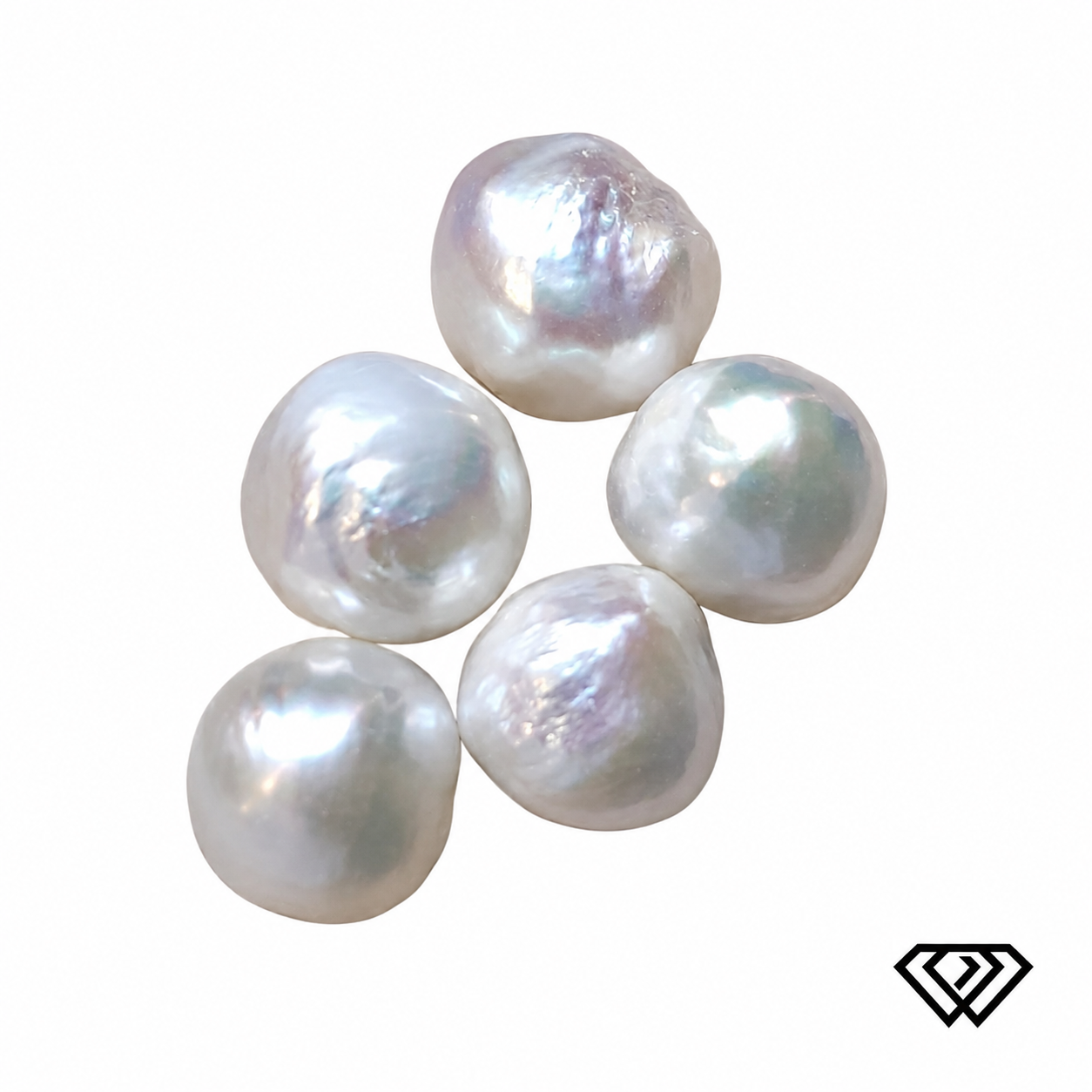 Pearl White Stone Original | Natural White Gem (8–15 Carat)